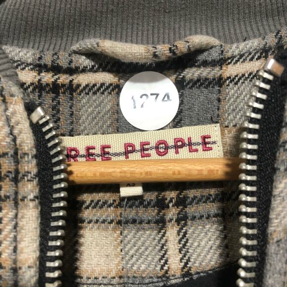 Free People Louie Embellished Oversize Bomber Jacket Size XS $428 - Picture 15 of 15